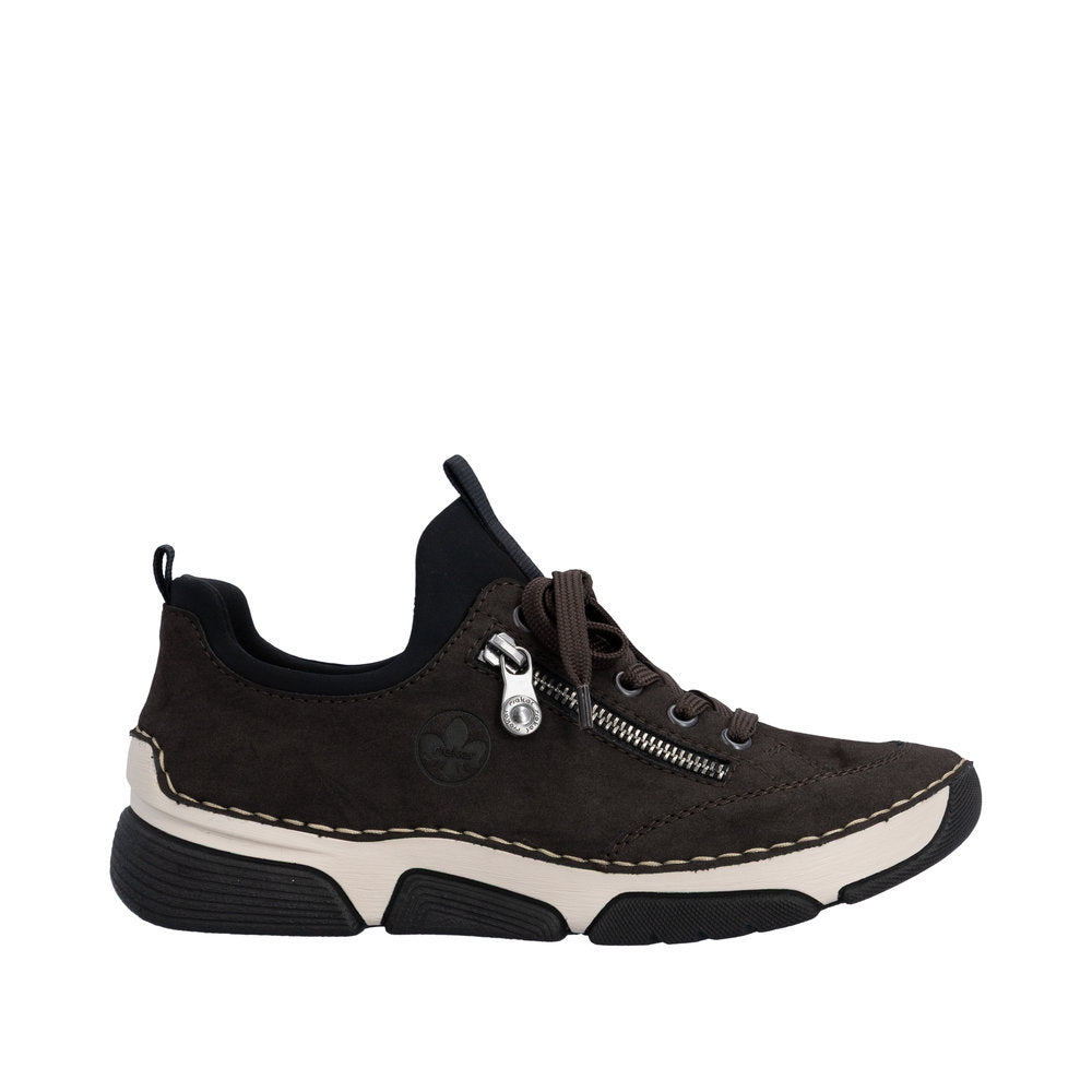 Rieker Angela 45973-25 Nougat/Schwarz Shoes