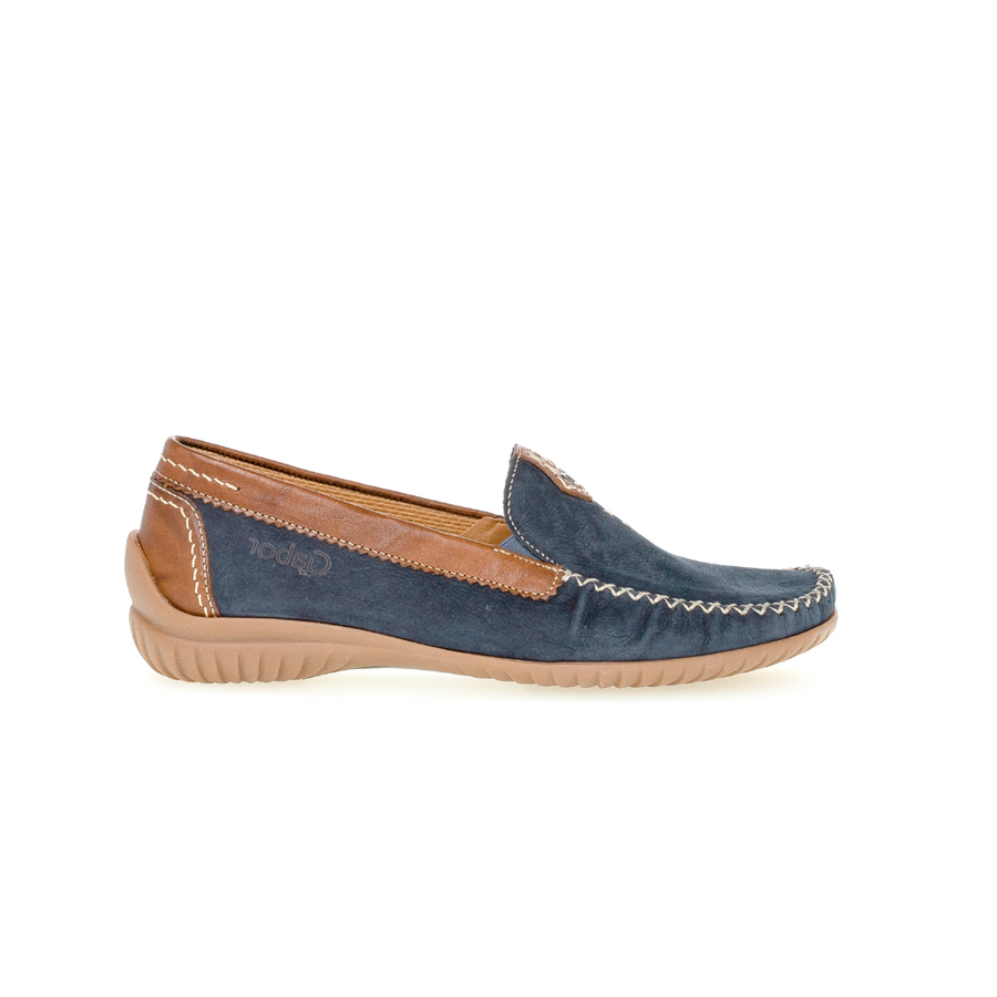 Gabor -  46.090.46 - Blue/New Whisky - Shoes