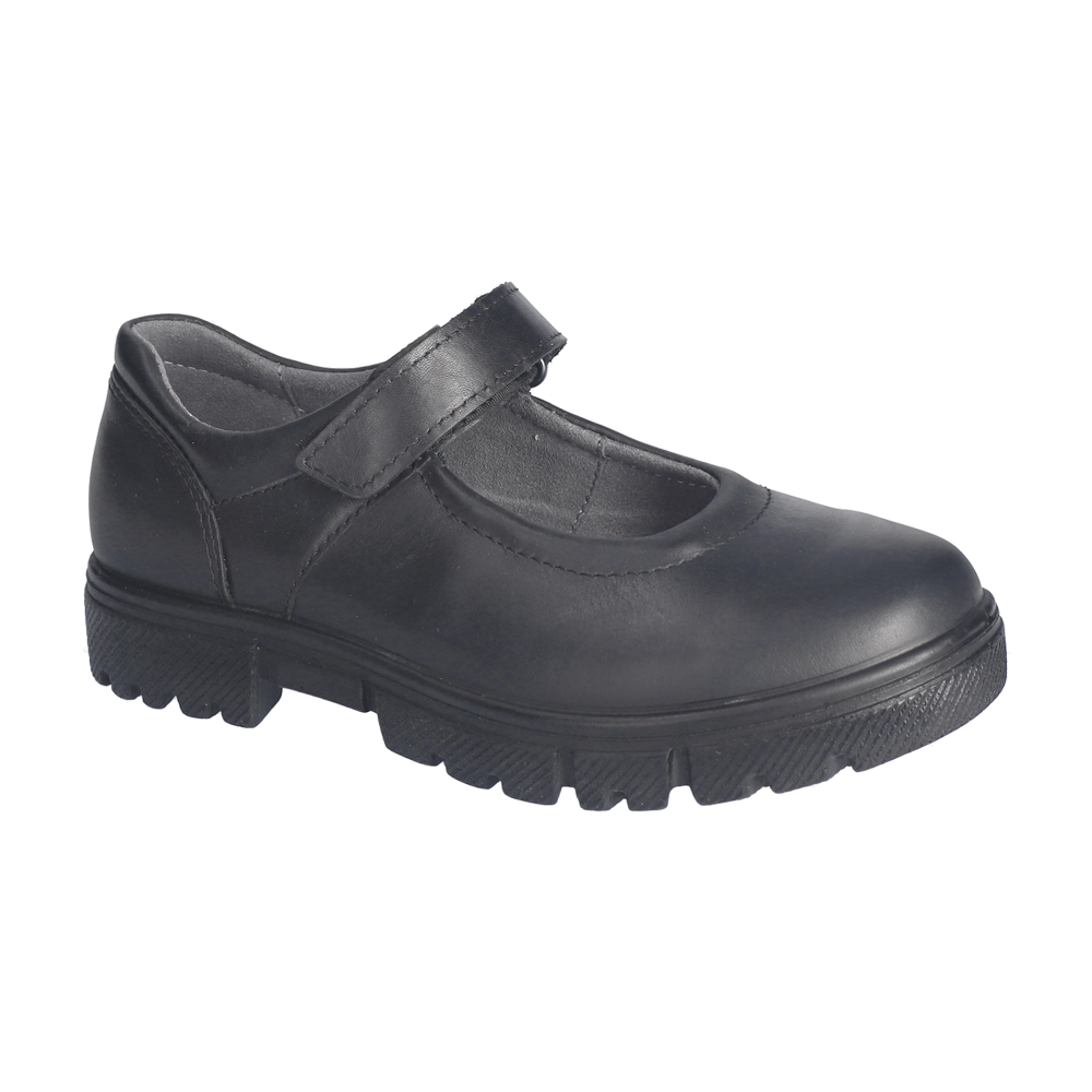 Ricosta - Kylie - Black Leather - School Shoes