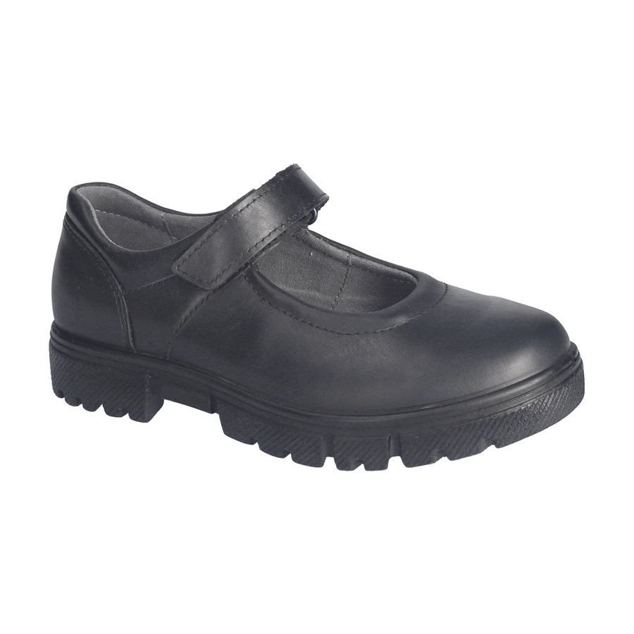 Ricosta - Kylie - Black Leather - School Shoes