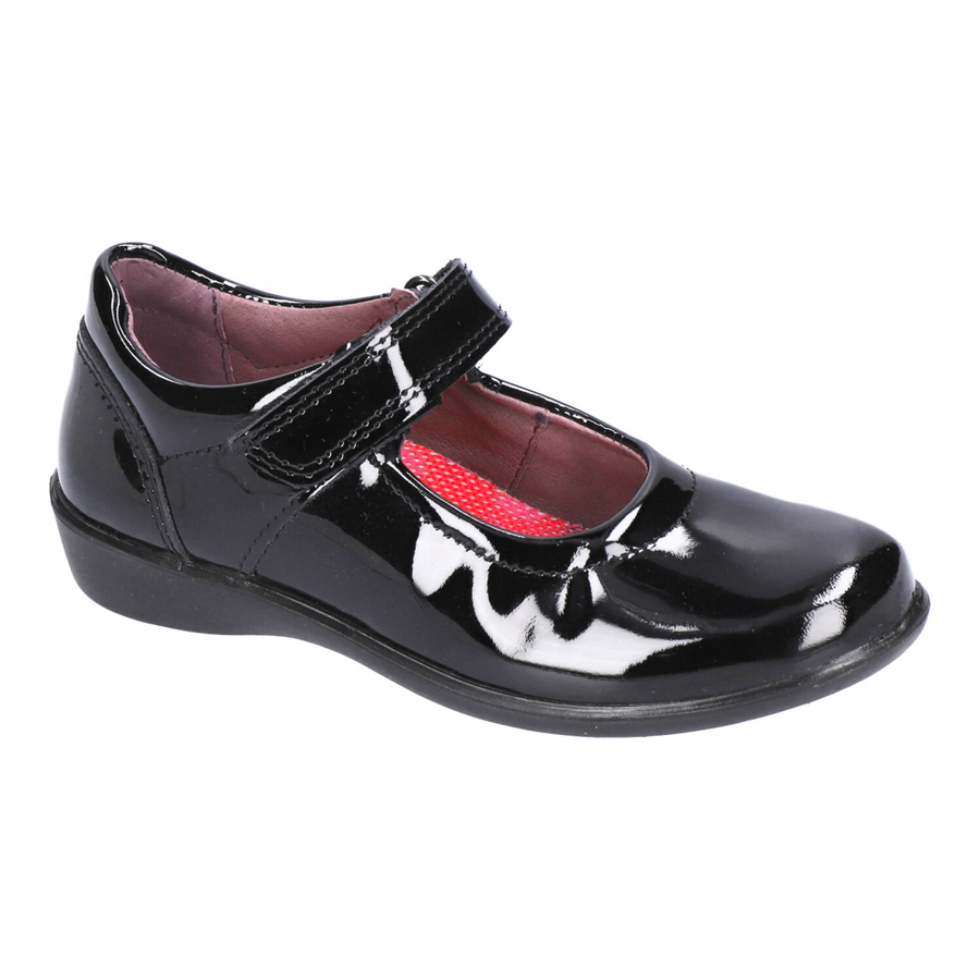 Ricosta - Beth (Wide) - Black Patent - School Shoes