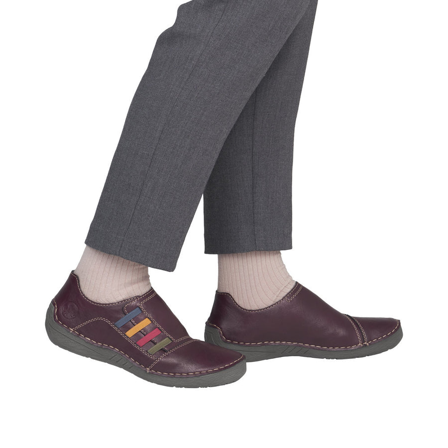 Rieker Angela 52560-30 Brombeer Shoes