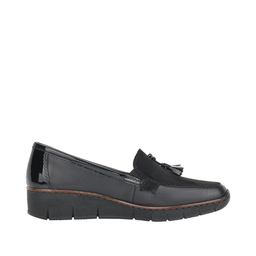 Rieker Doris 53771-00 Black Shoes