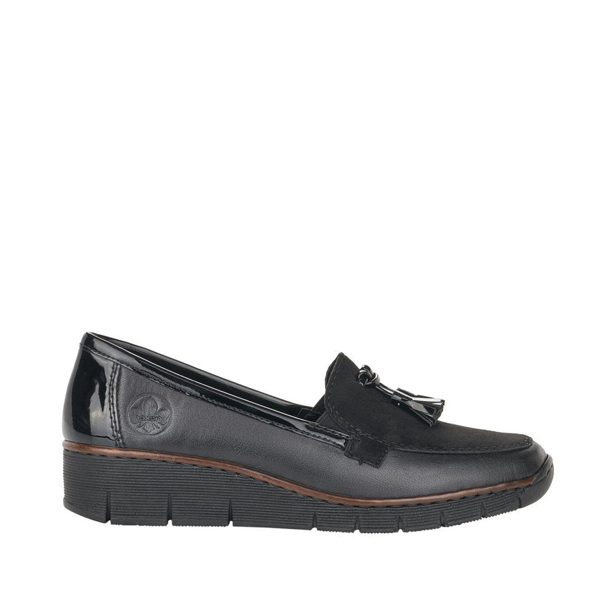 Rieker Doris 53771-00 Black Shoes