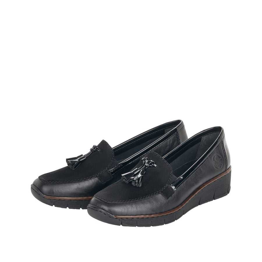 Rieker Doris 53771-00 Black Shoes