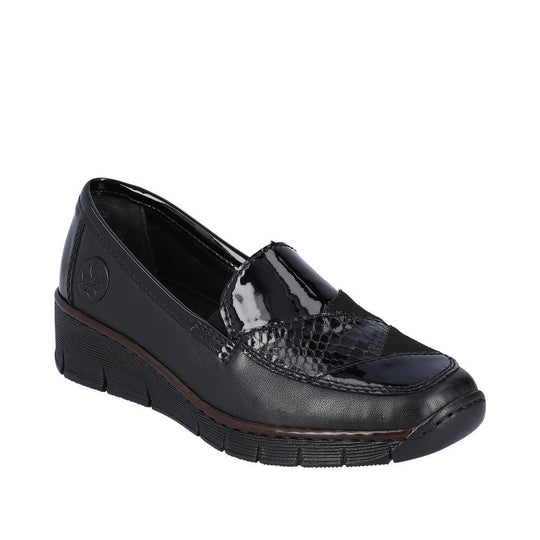 Rieker - 53785-00 - Schwarz - Shoes