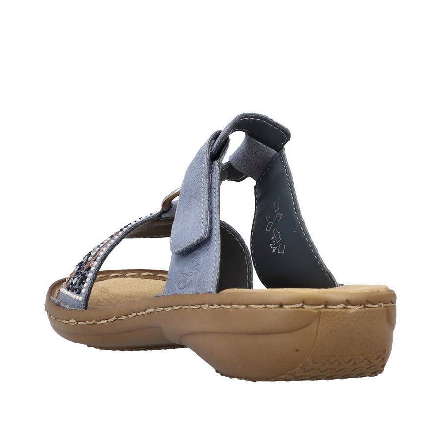 Rieker - 608K2-12 - Blue - Sandals
