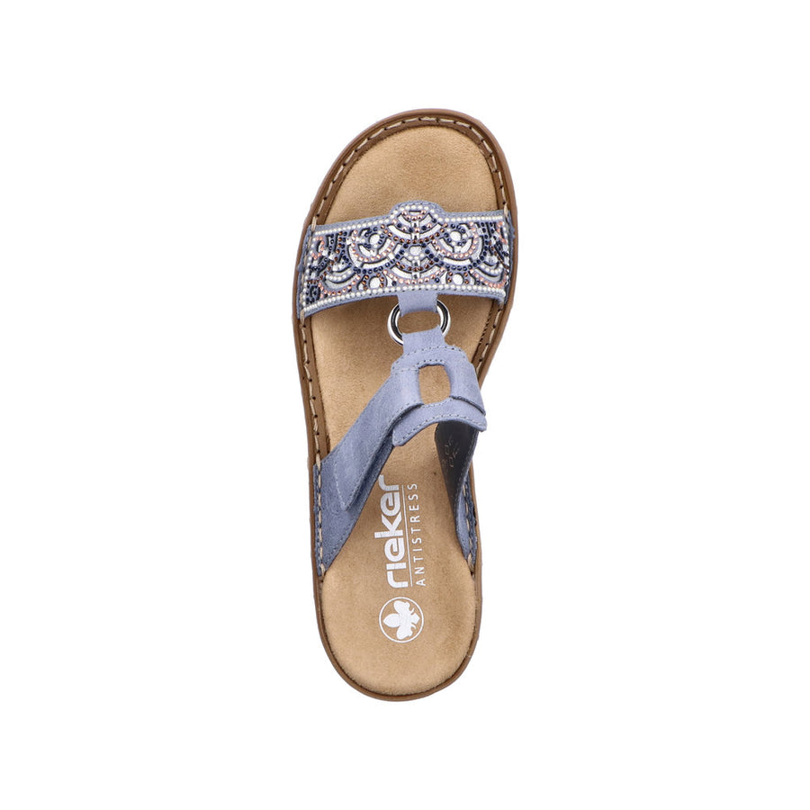 Rieker - 608K2-12 - Blue - Sandals