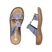 Rieker - 608K2-12 - Blue - Sandals
