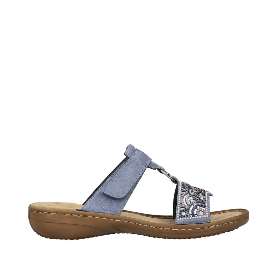 Rieker - 608K2-12 - Blue - Sandals