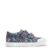 Start Rite - Garden - Navy Floral - Canvas Shoes