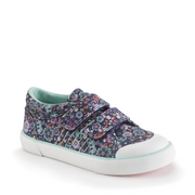 Start Rite - Garden - Navy Floral - Canvas Shoes