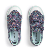 Start Rite - Garden - Navy Floral - Canvas Shoes