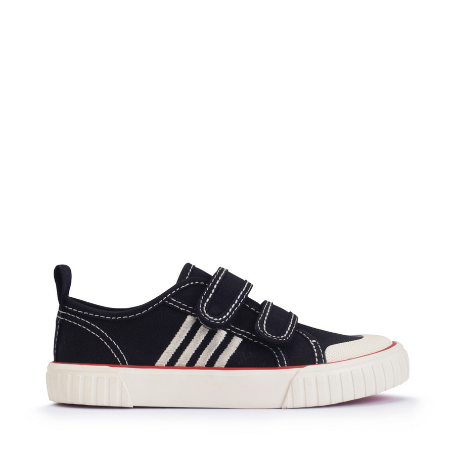 Start Rite - Tide - Black/White Canvas - Canvas Shoes
