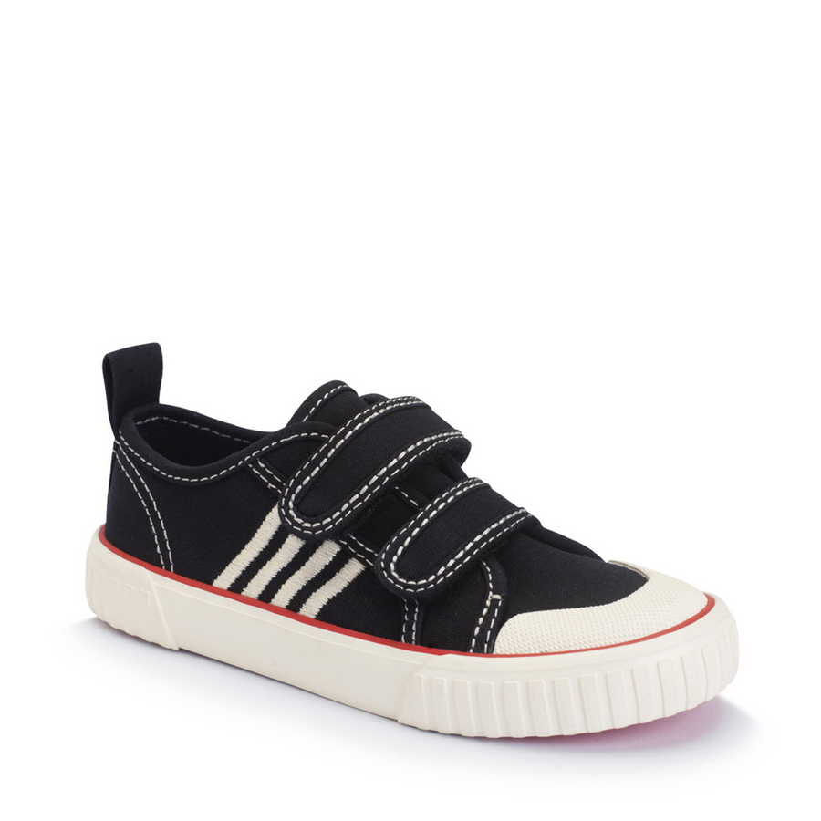 Start Rite - Tide - Black/White Canvas - Canvas Shoes