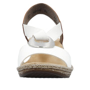 Rieker - 624H6-81 - Weiss/Cayenne - Sandals