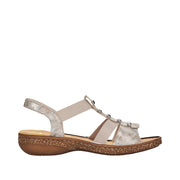 Rieker - 62850-90 - Rose Metallic - Sandals