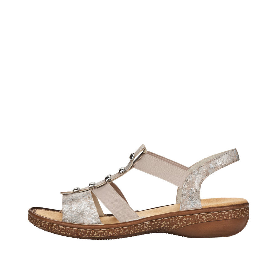 Rieker - 62850-90 - Rose Metallic - Sandals