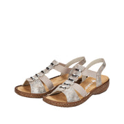 Rieker - 62850-90 - Rose Metallic - Sandals