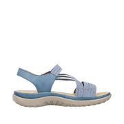 Rieker - 64870-14 - Royal/Jeans-Weiss - Sandals