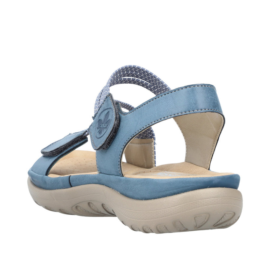 Rieker - 64870-14 - Royal/Jeans-Weiss - Sandals
