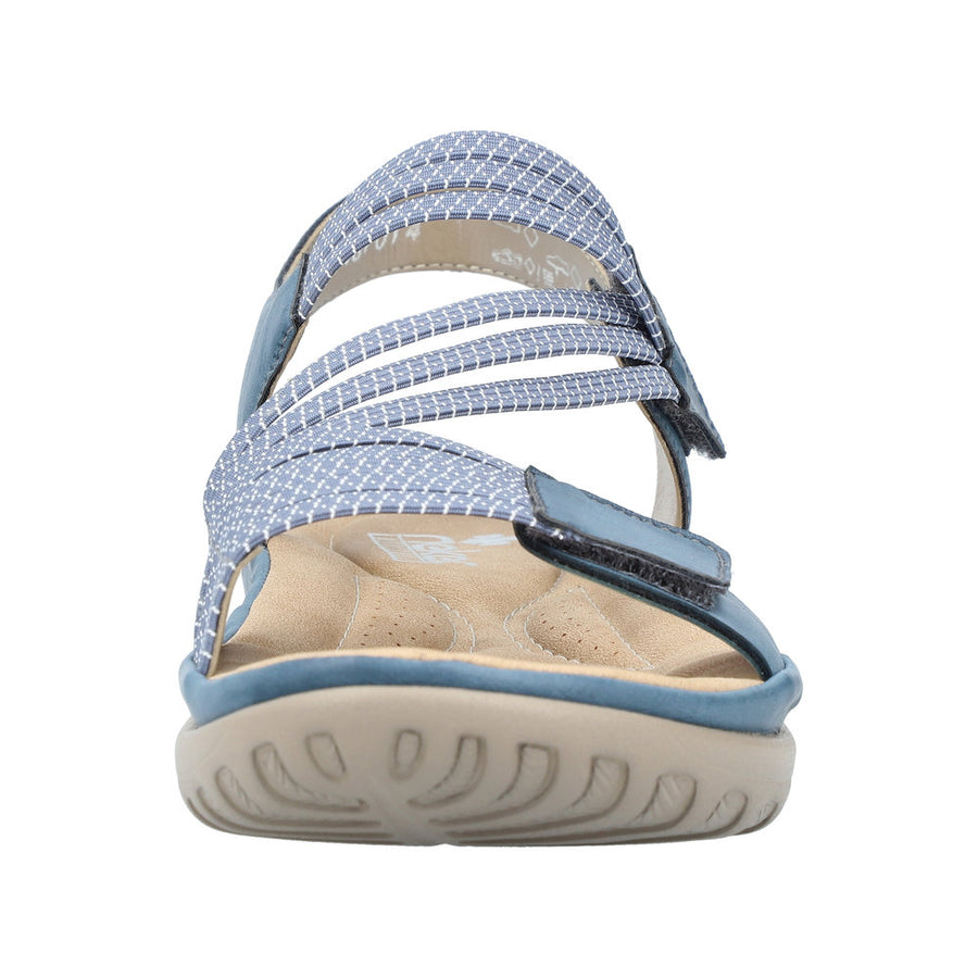 Rieker - 64870-14 - Royal/Jeans-Weiss - Sandals