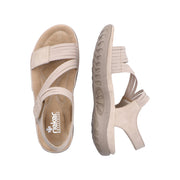 Rieker - 64870-62 - Ginger/Cliff-Weiss - Sandals