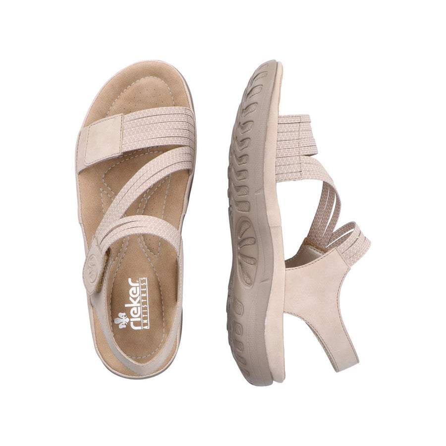 Rieker - 64870-62 - Ginger/Cliff-Weiss - Sandals