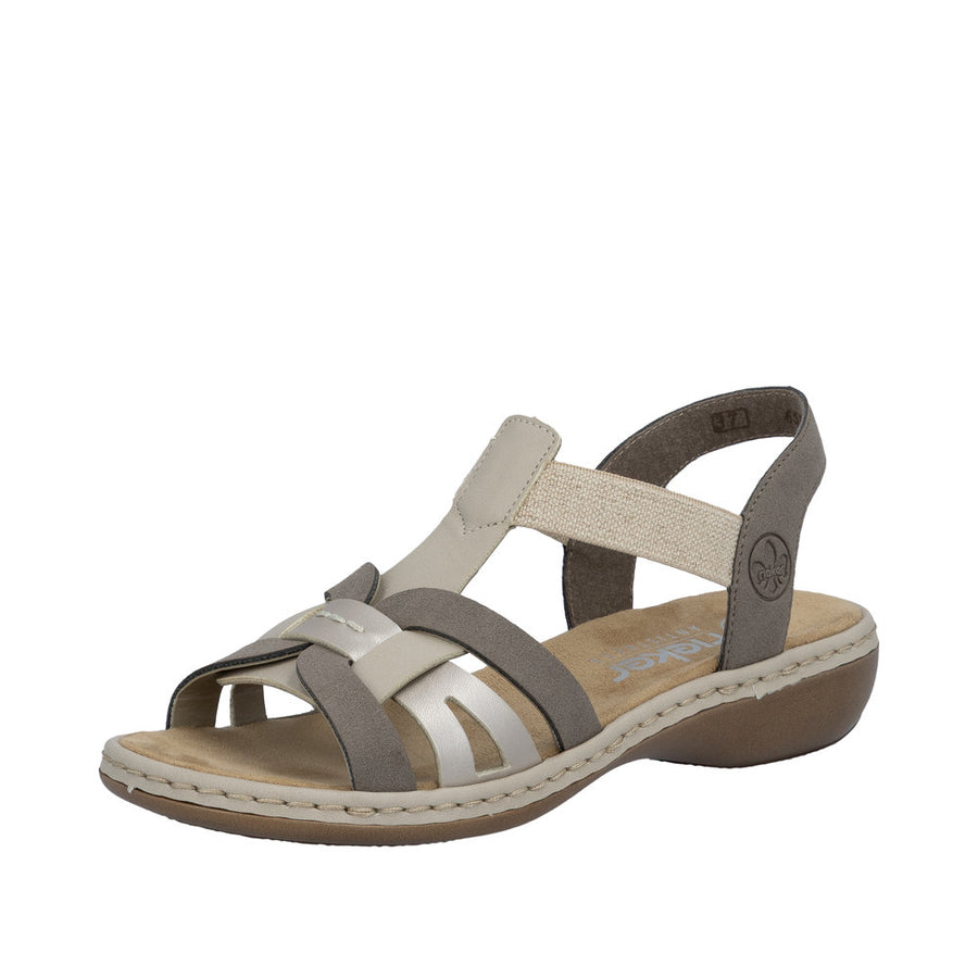 Rieker - 65918-64 - Lehm/Champagner - Sandals