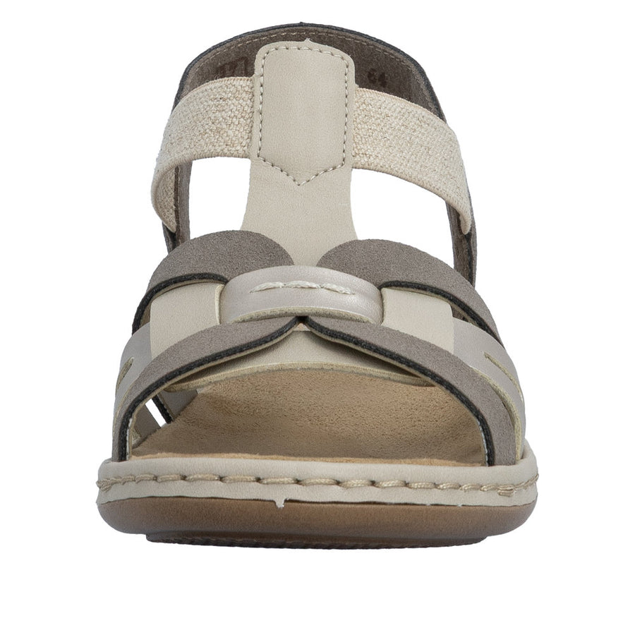 Rieker - 65918-64 - Lehm/Champagner - Sandals