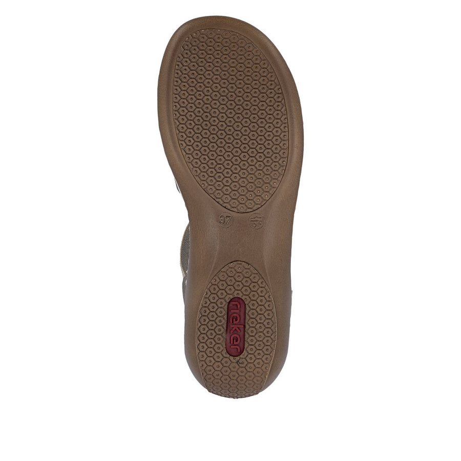 Rieker - 65918-64 - Lehm/Champagner - Sandals
