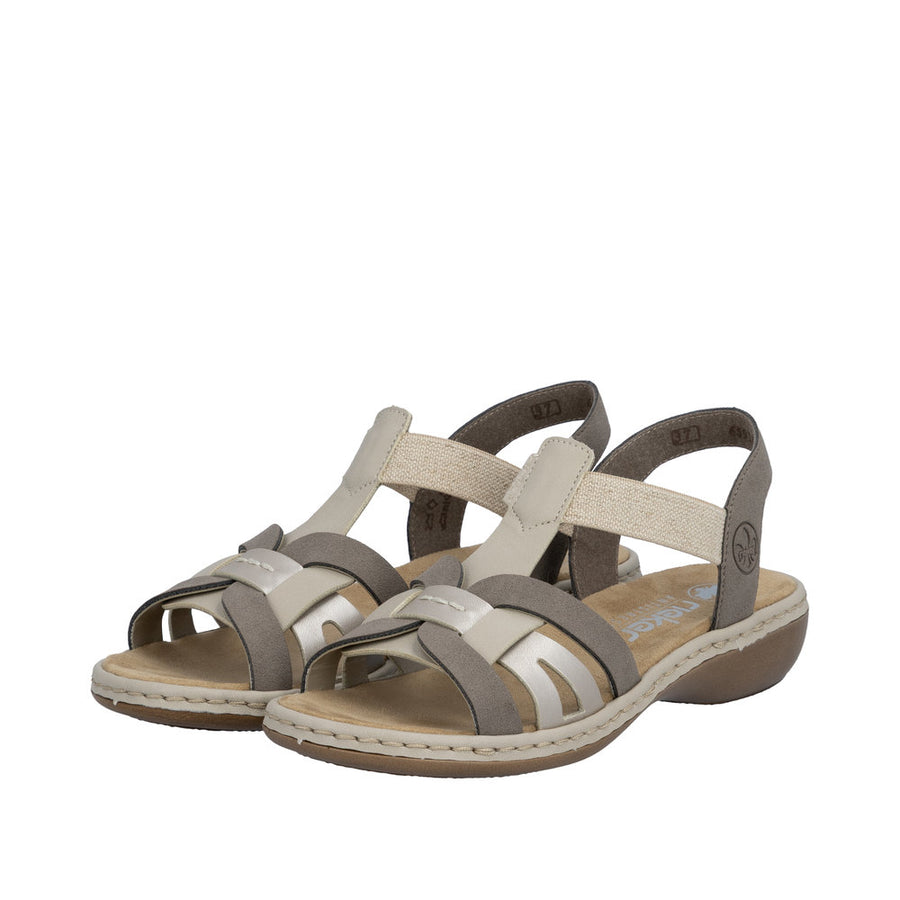 Rieker - 65918-64 - Lehm/Champagner - Sandals