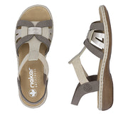 Rieker - 65918-64 - Lehm/Champagner - Sandals