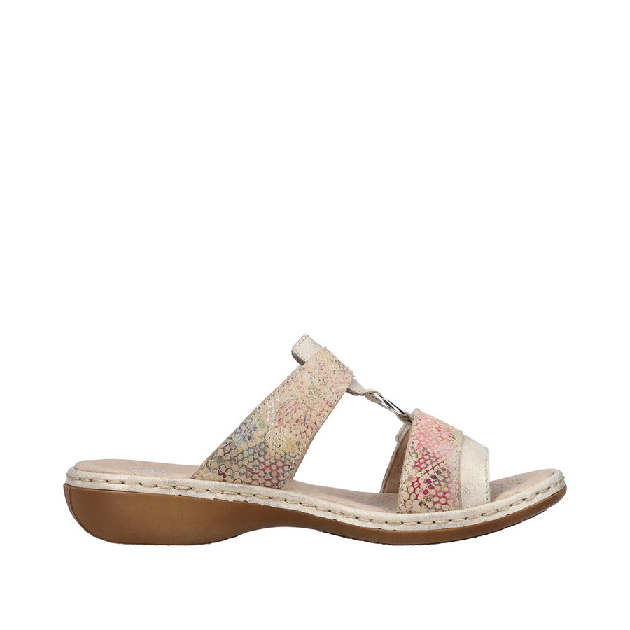Rieker - 659X6-90 - Muschel/Beige-multi - Sandals