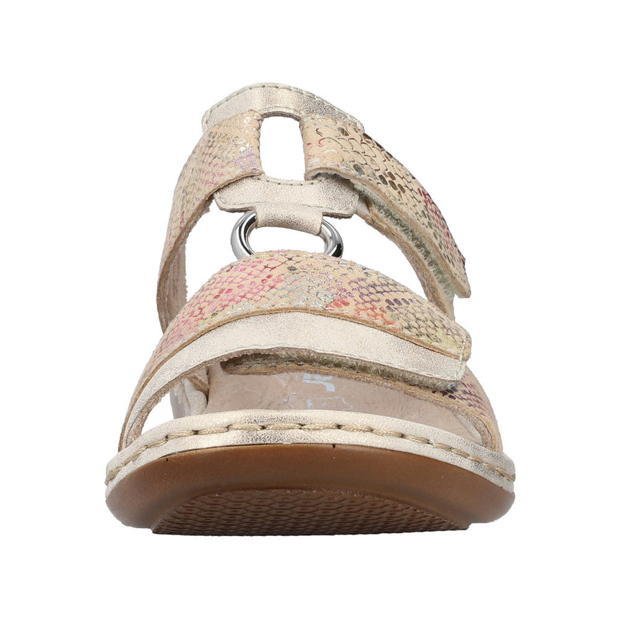 Rieker - 659X6-90 - Muschel/Beige-multi - Sandals