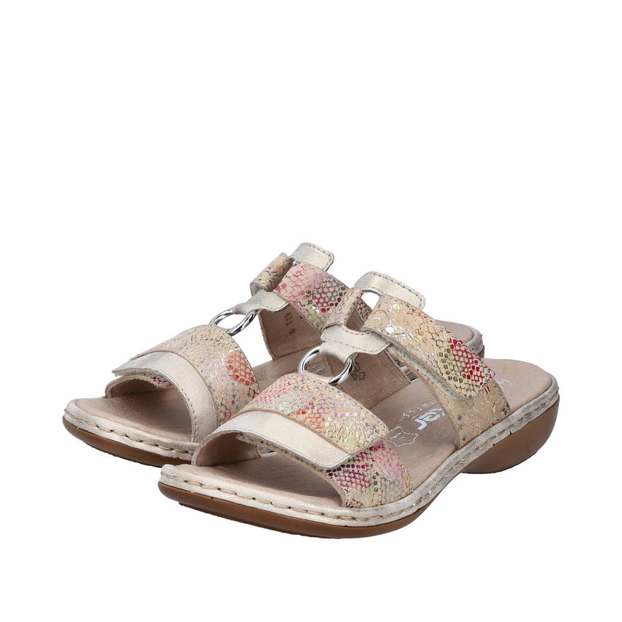 Rieker - 659X6-90 - Muschel/Beige-multi - Sandals