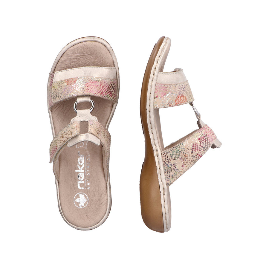 Rieker - 659X6-90 - Muschel/Beige-multi - Sandals
