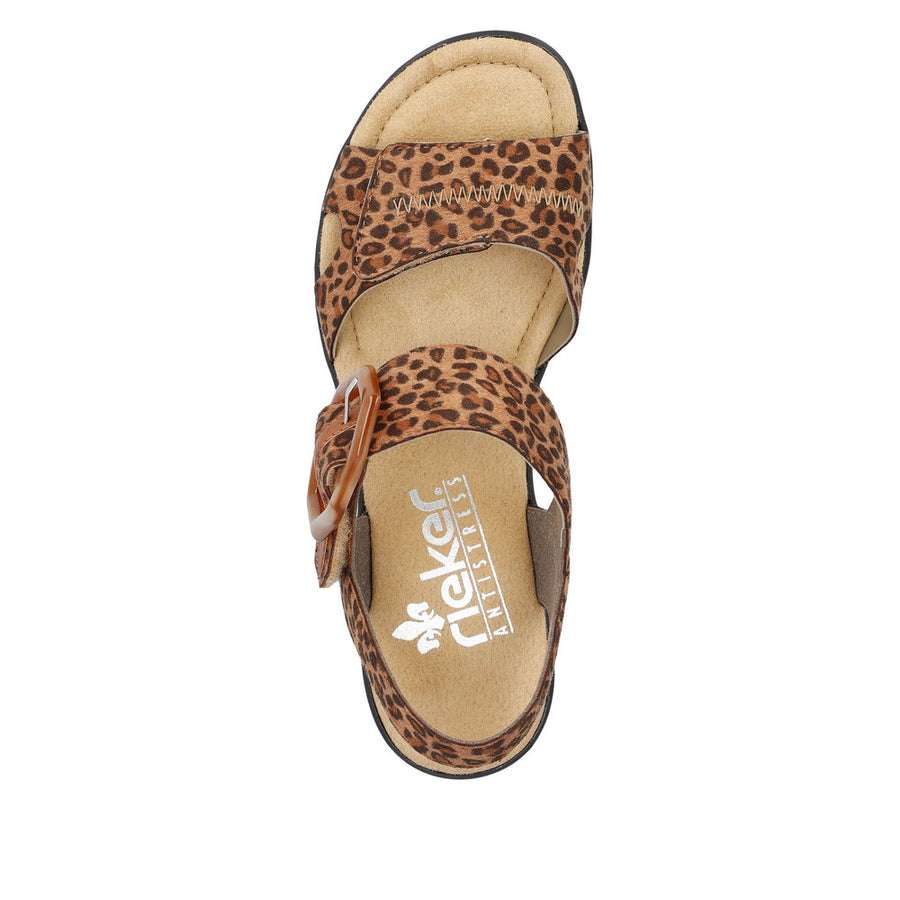 Rieker - 68176-90 - Leo-nuss/Cayenne - Sandals