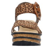 Rieker - 68176-90 - Leo-nuss/Cayenne - Sandals
