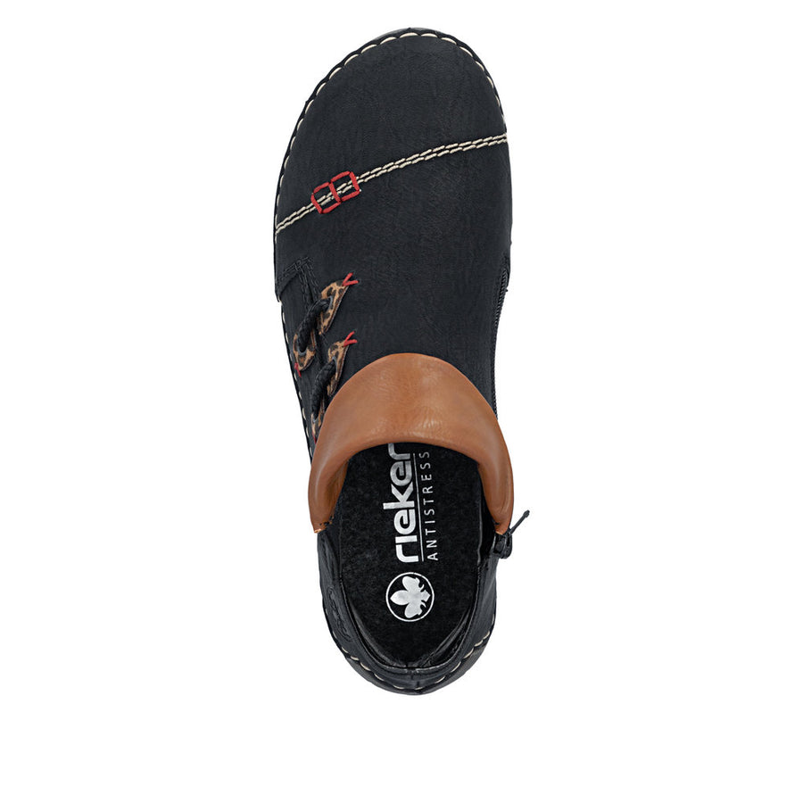 Rieker Angela 72581-00 Schwarz/Leo-Nuss Boots