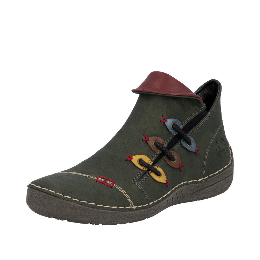 Rieker - 72581-54 - Forest/Honig/Brandy/Royal/Wine - Boots