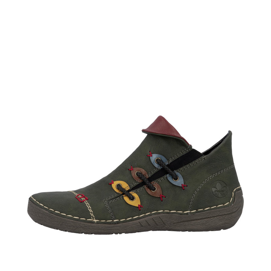 Rieker - 72581-54 - Forest/Honig/Brandy/Royal/Wine - Boots