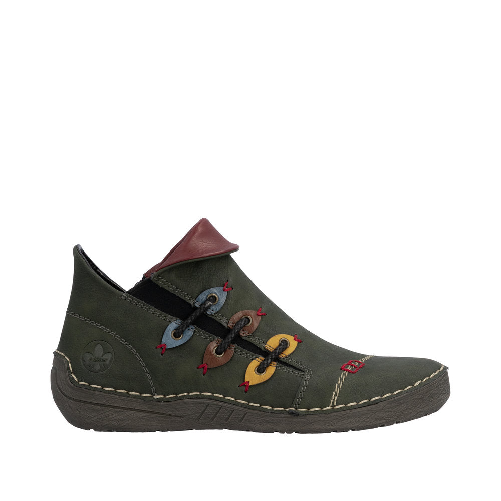 Rieker - 72581-54 - Forest/Honig/Brandy/Royal/Wine - Boots