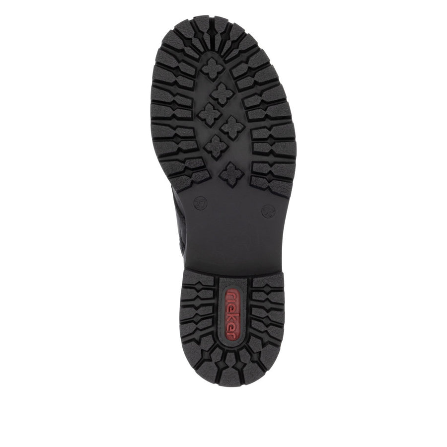 Rieker Pearl 72617-00 Black/Leo Boots