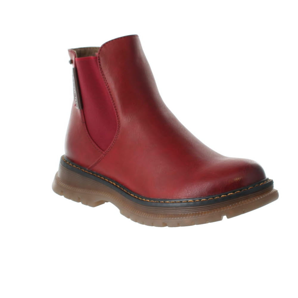 Westland - Peyton 02 - Red Smooth PU - Boots