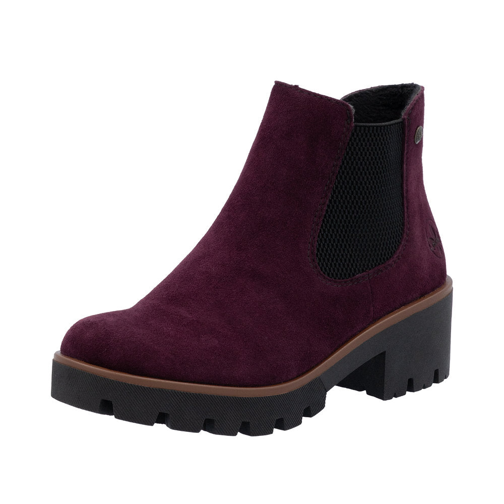 Rieker - 79265-30 - Brombeer/Schwarz - Boots