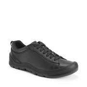 Start Rite Rhino Challenger Black Leather School Shoes