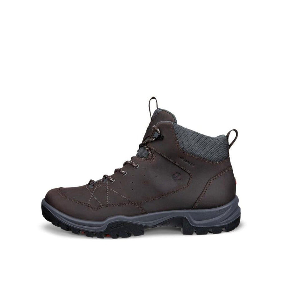 Ecco Receptor Trekk M Lace Up Coffee/Magnet Shoes