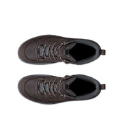 Ecco Receptor Trekk M Lace Up Coffee/Magnet Shoes