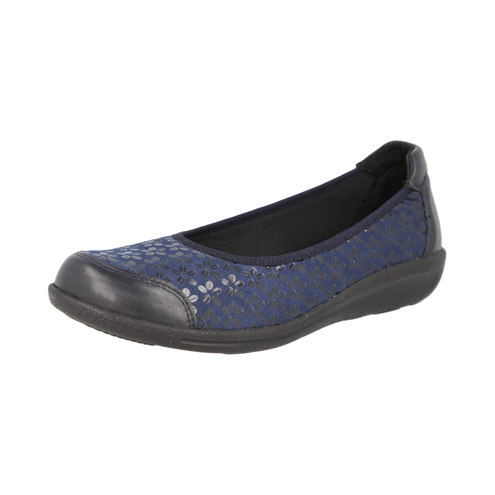 D.B - Auk - Navy Stretch Floral - Shoes
